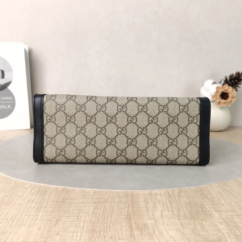 GUCCI Shoulder Bag Padlock Tote Black Monogram PVC Medium26 × 10 × 18 cm — cover view 2 of 6