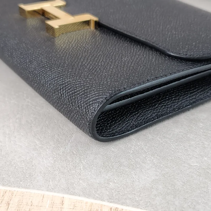 Hermès Crossbody Bag Constance To Go woc Gold-Tone Hardware Black Epsom Embossed Calfskin One Size 21 × 2 × 13 cm W — detail view 6 of 12