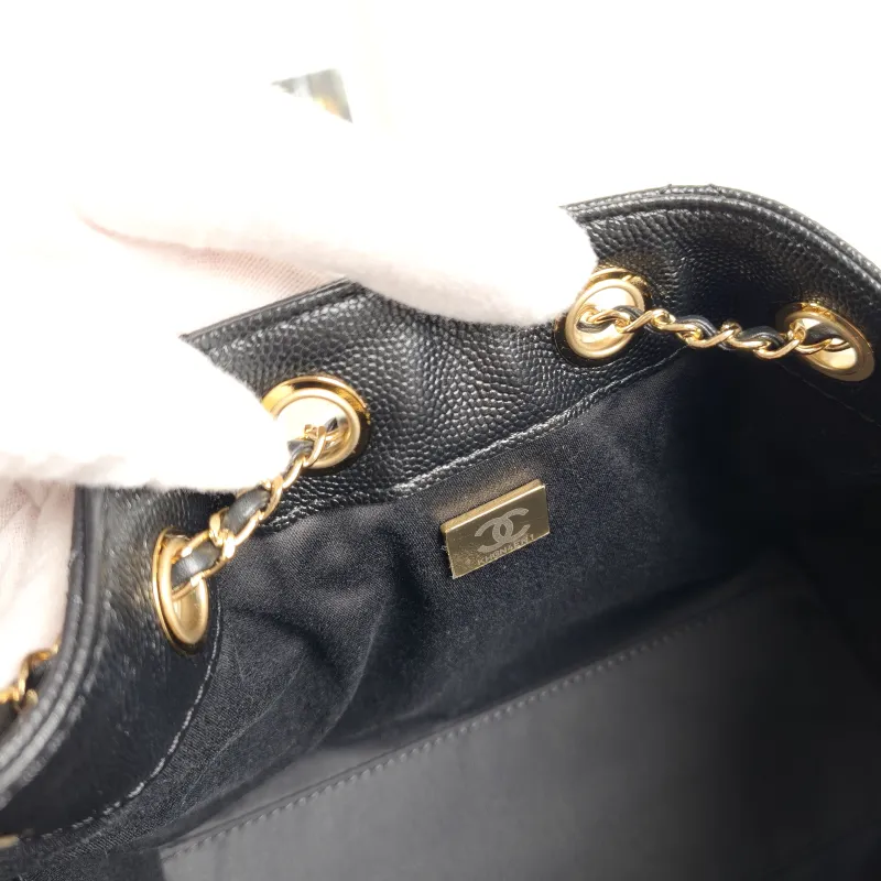 Chanel Shoulder Bag 25Bag Black Grained Calfskin Mini 20 × 12.5 × 22 cm — detail view 9 of 13