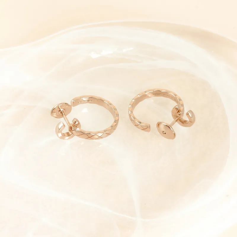 Chanel Jewelry · COCO CRUSH Earrings Rose Gold 18KR ose Gold One Size — cover view 2 of 8