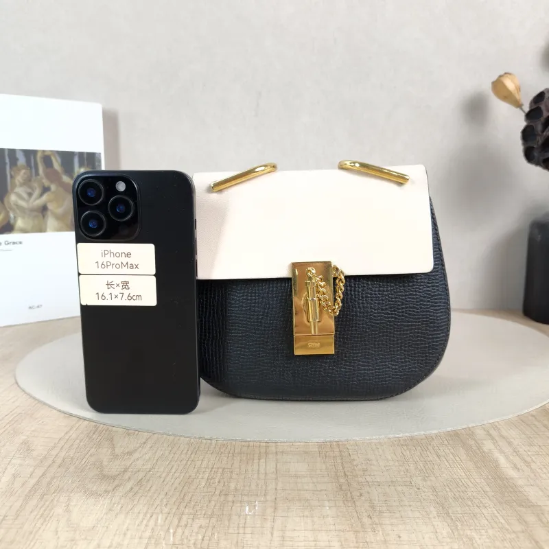 Chloé Crossbody Bagdrew Colorblock Calfskin One Size19 × 6 × 17 cm — cover view 3 of 5