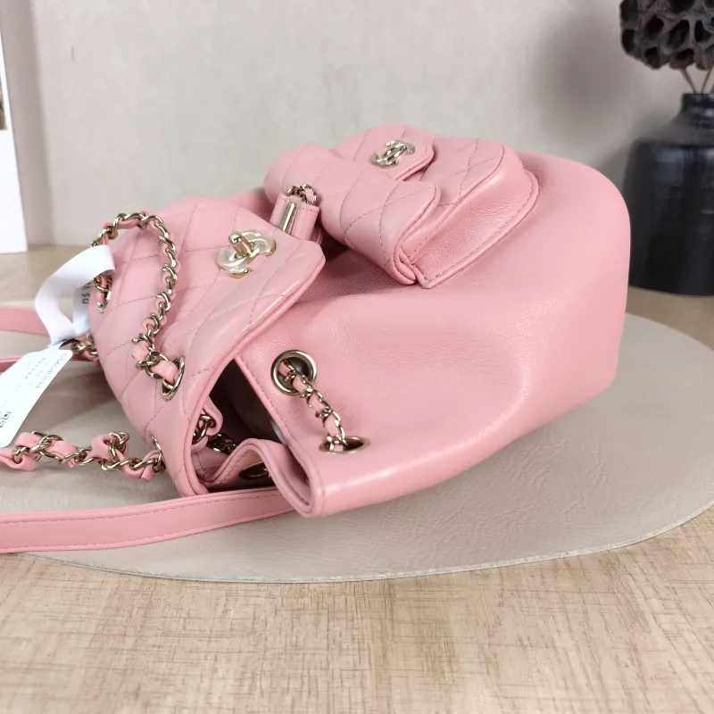 Chanel Backpack Duma Pink Calfskin Small18 × 12 × 18.5 cm — detail view 5 of 13