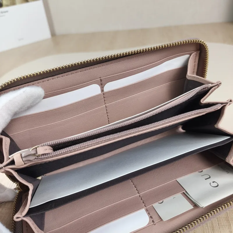GUCCI Wallet Wallet Pink Calfskin One Size19 × 2.5 × 10 cm — detail view 9 of 10