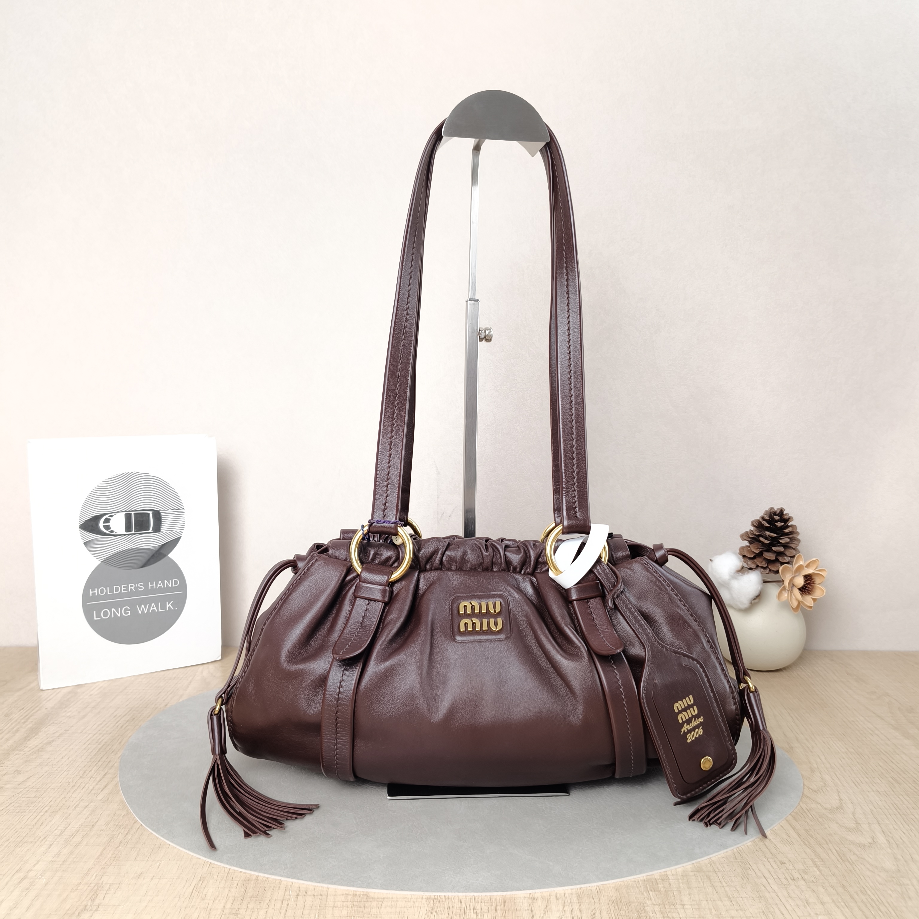 Miumiu Shoulder Bag Joie Shoulder Bag Lambskin One Size32 × 10.5 × 16 cm
