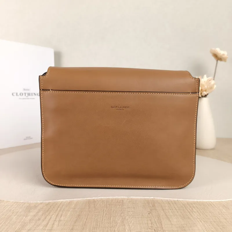 SAINT LAURENT Crossbody Bag Niki Besace Messenger Bag Caramel Calfskin Small 21.5 × 9.5 × 16 cm — cover view 4 of 5