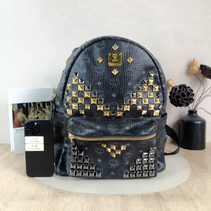 MCM Backpack Backpack Black One Size33 × 15 × 41 cm — cover view 4 of 5