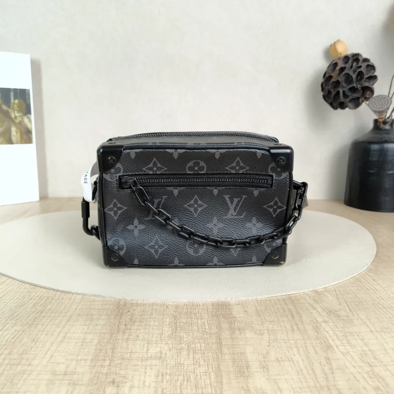 Louis Vuitton Crossbody Bag SOFT TRUNK Box Monogram PV Cmini18.5 × 8 × 13 cm