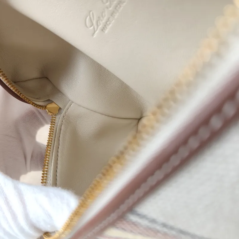Loro Piana Crossbody Bag Extra Pocket L19 Colorblock Canvas One Size 19 × 7 × 11.5 cm — detail view 4 of 13