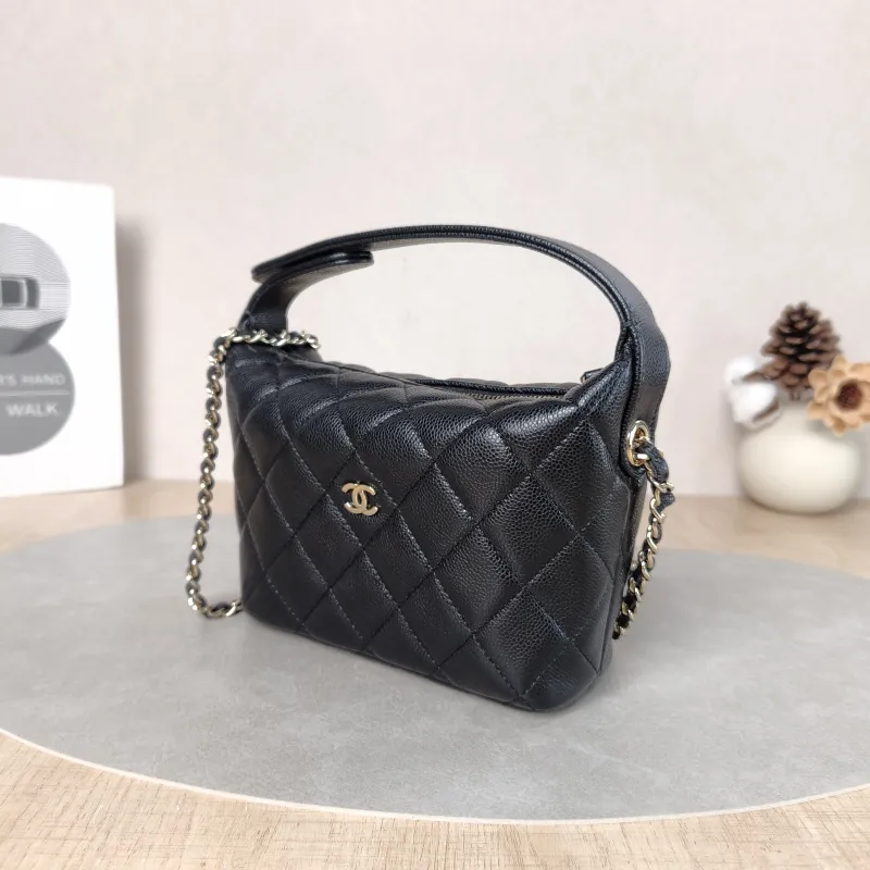 Chanel Crossbody Bag25c Vanity Case Bag Black Grained Calfskin15.5 × 6 × 12 cm — cover view 6 of 6