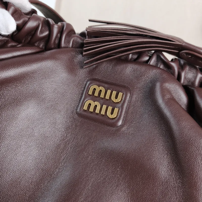 Miumiu Shoulder Bag Joie Shoulder Bag Lambskin Large 52 × 8 × 23 cm — detail view 6 of 10
