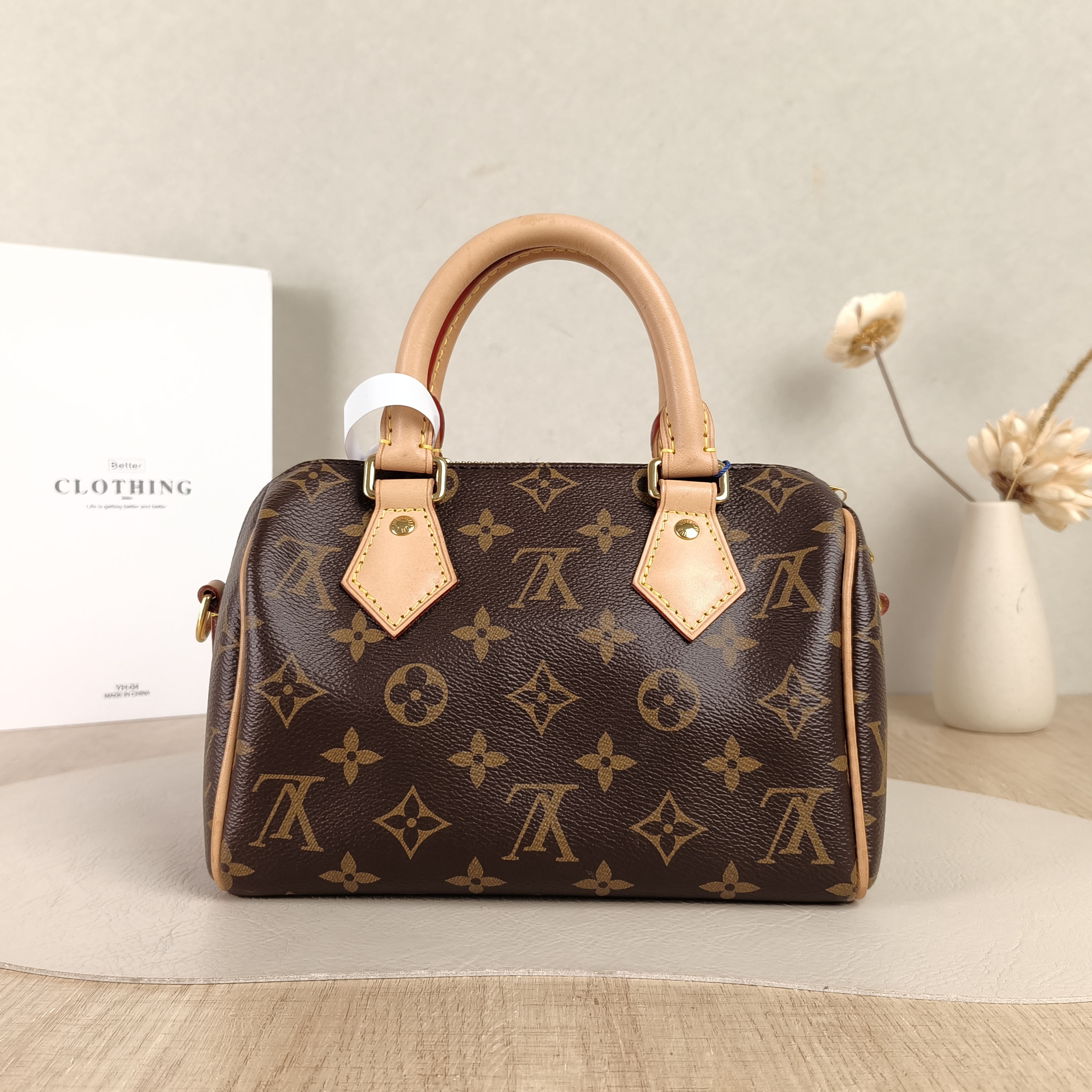 Louis Vuitton Crossbody Bag Speedy20 Shoulder Strap PVC Small20.5 × 12 × 13.5 cm — cover view 3 of 5