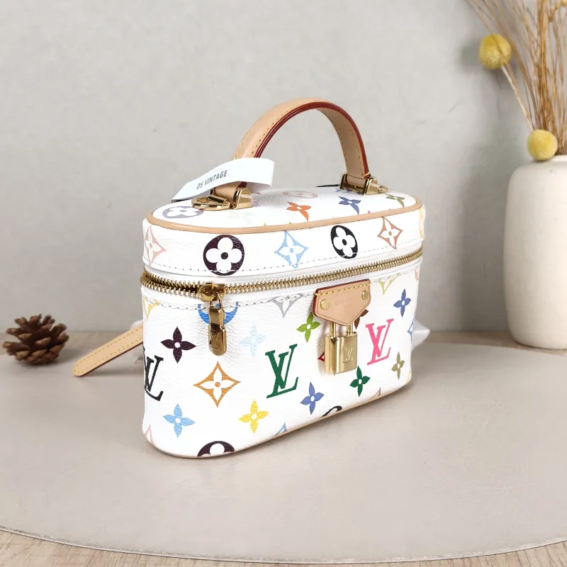 Louis Vuitton Shoulder Bag VANITY POUCH Cosmetic Bag Multicolore PVC One Size 19 × 6.5 × 11.5 cm — cover view 3 of 6