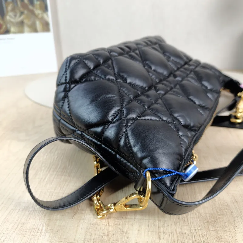 DIOR Crossbody Bag Sac Nomad Clutch Vanity Case Bag Black Calfskin Small 34 × 10 × 17 cm — detail view 1 of 11