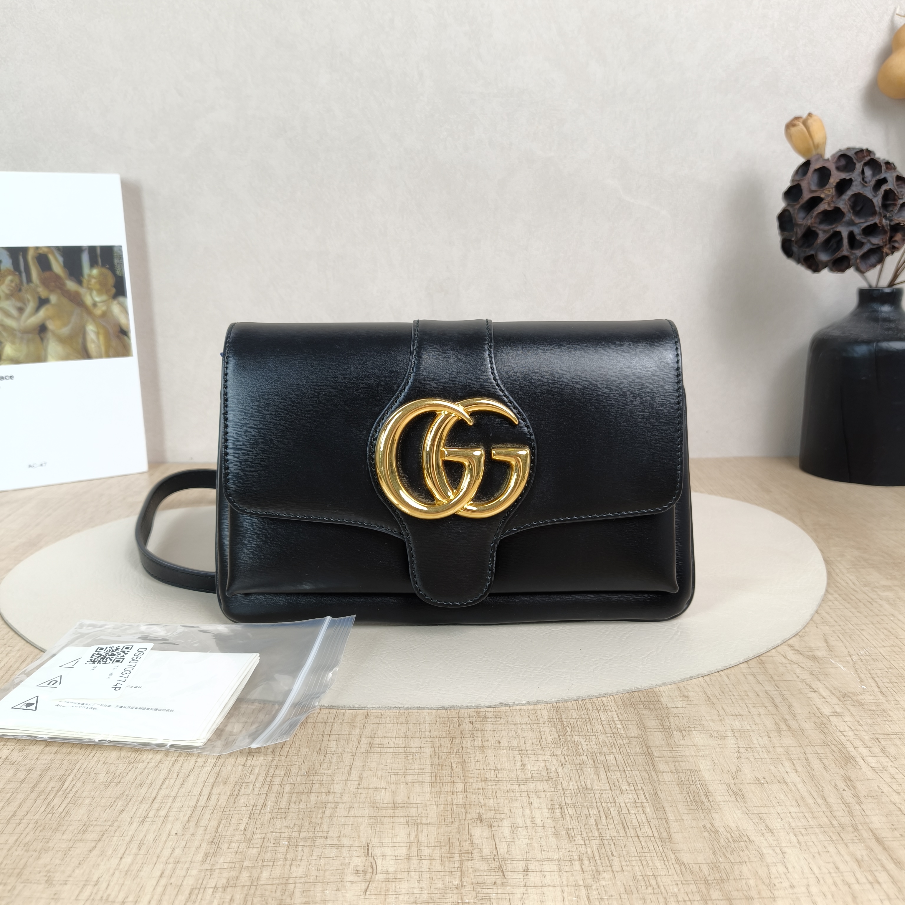 GUCCI Shoulder Bag Arli Shoulder Bag Black CC alfskin Small25 × 5.5 × 16 cm — cover view 2 of 6
