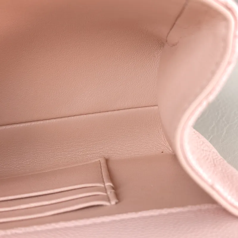 Chanel Crossbody Bag Top Handle Crossbody Bag Box Pink Calfskin One Size 19 × 8 × 12 cm — detail view 8 of 11