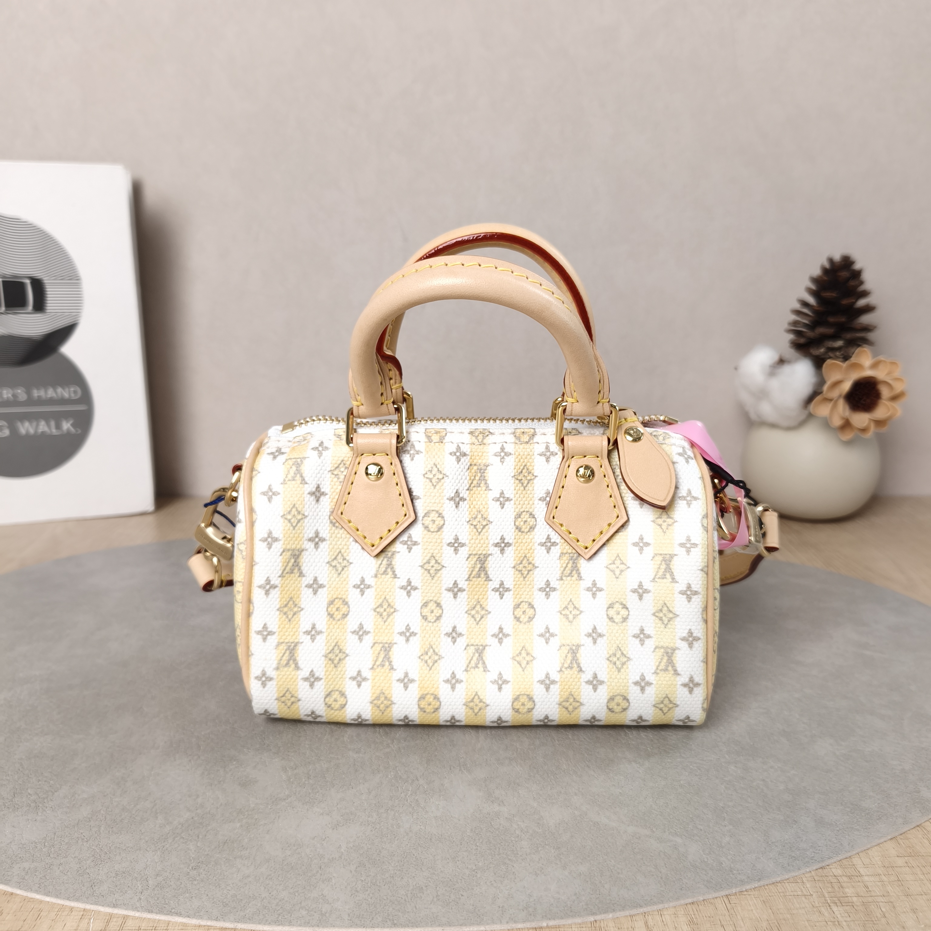 Louis Vuitton Crossbody Bag Speedy Nano Collection White · Yellow PV Cnano16 × 7.5 × 10 cm — cover view 3 of 5