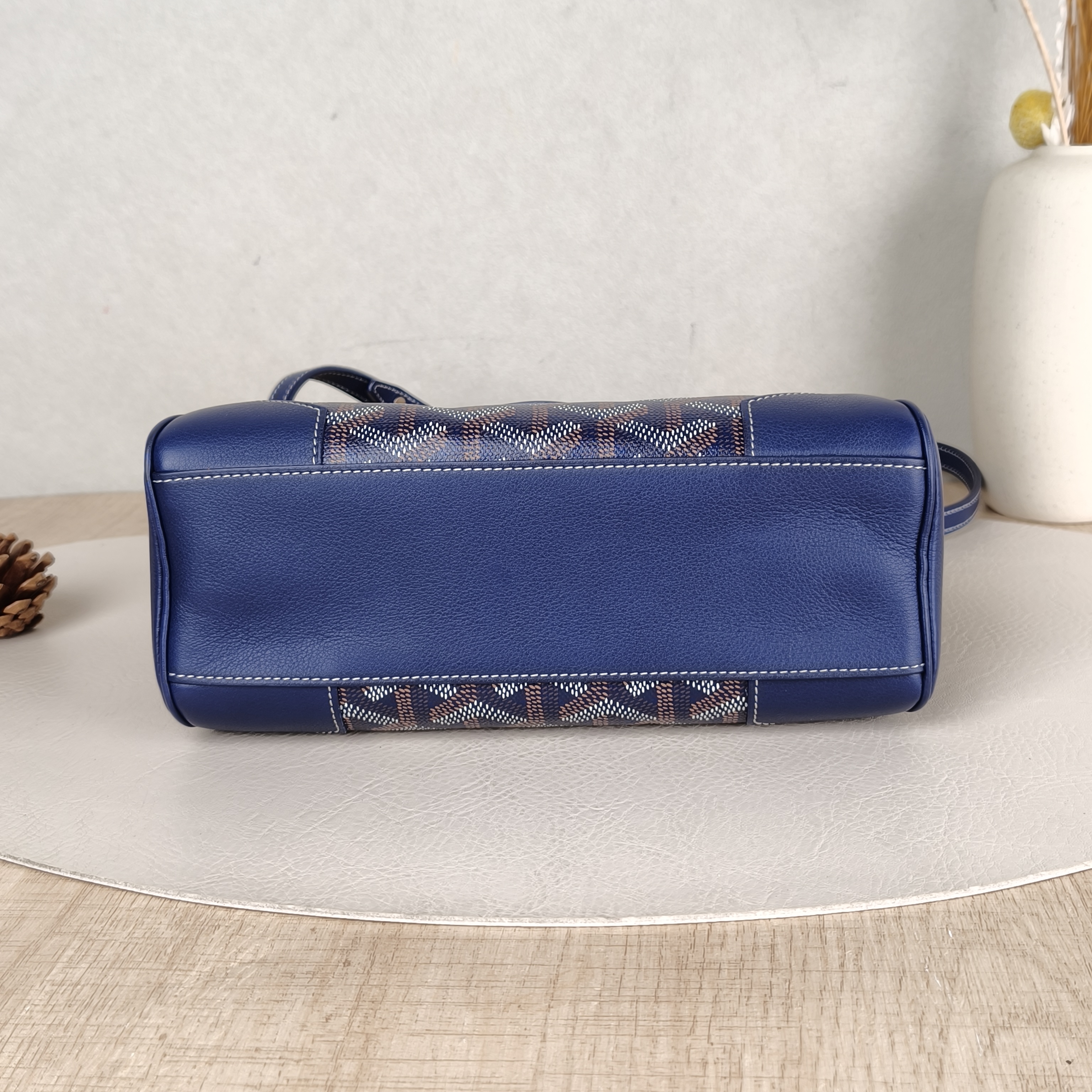 GOYARD Crossbody Bag Saïgon Blue PV Cmini20 × 7.5 × 15 cm — cover view 2 of 5