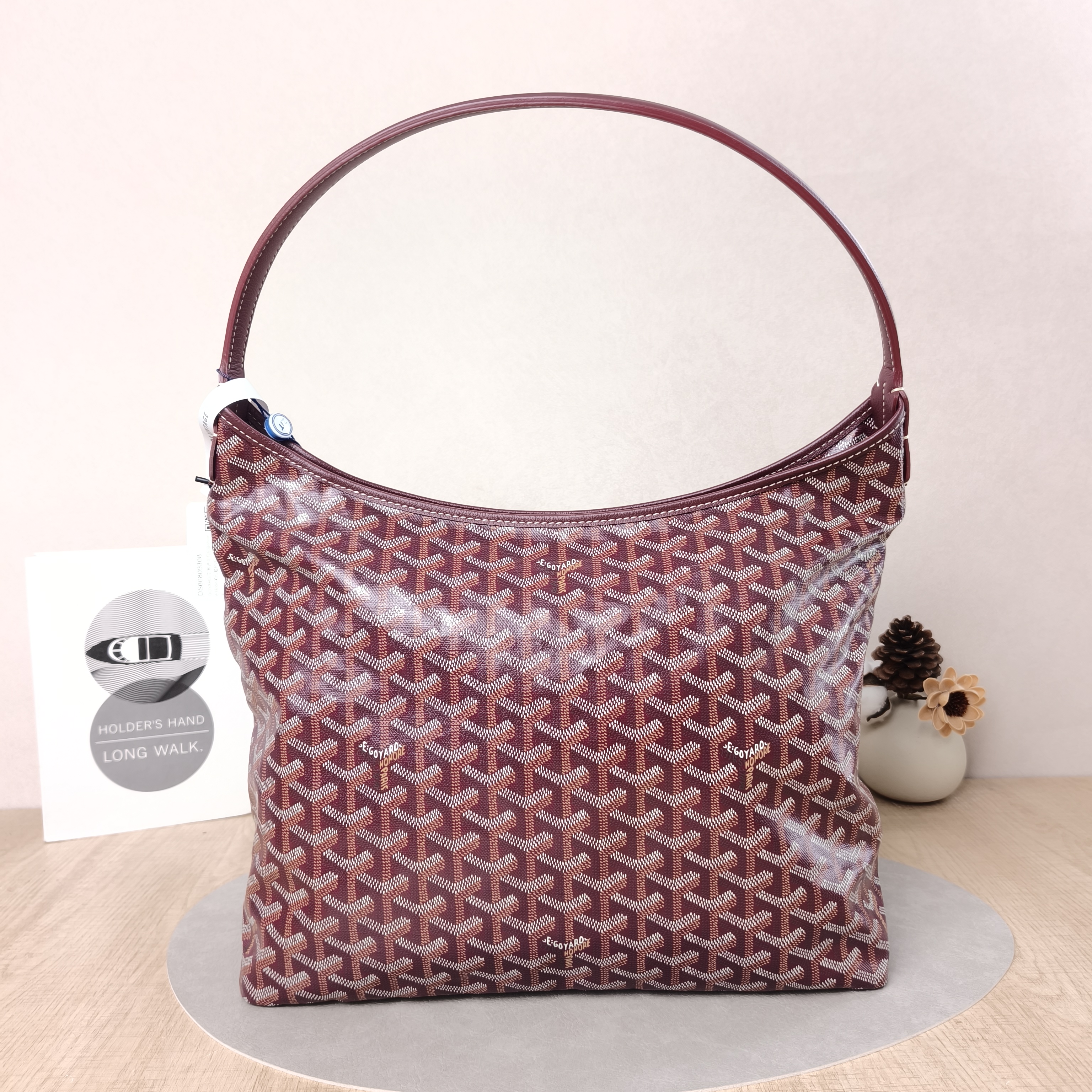 GOYARD Shoulder Bag Boheme Hobo Red PVC Small43 × 14 × 27 cm — cover view 6 of 6