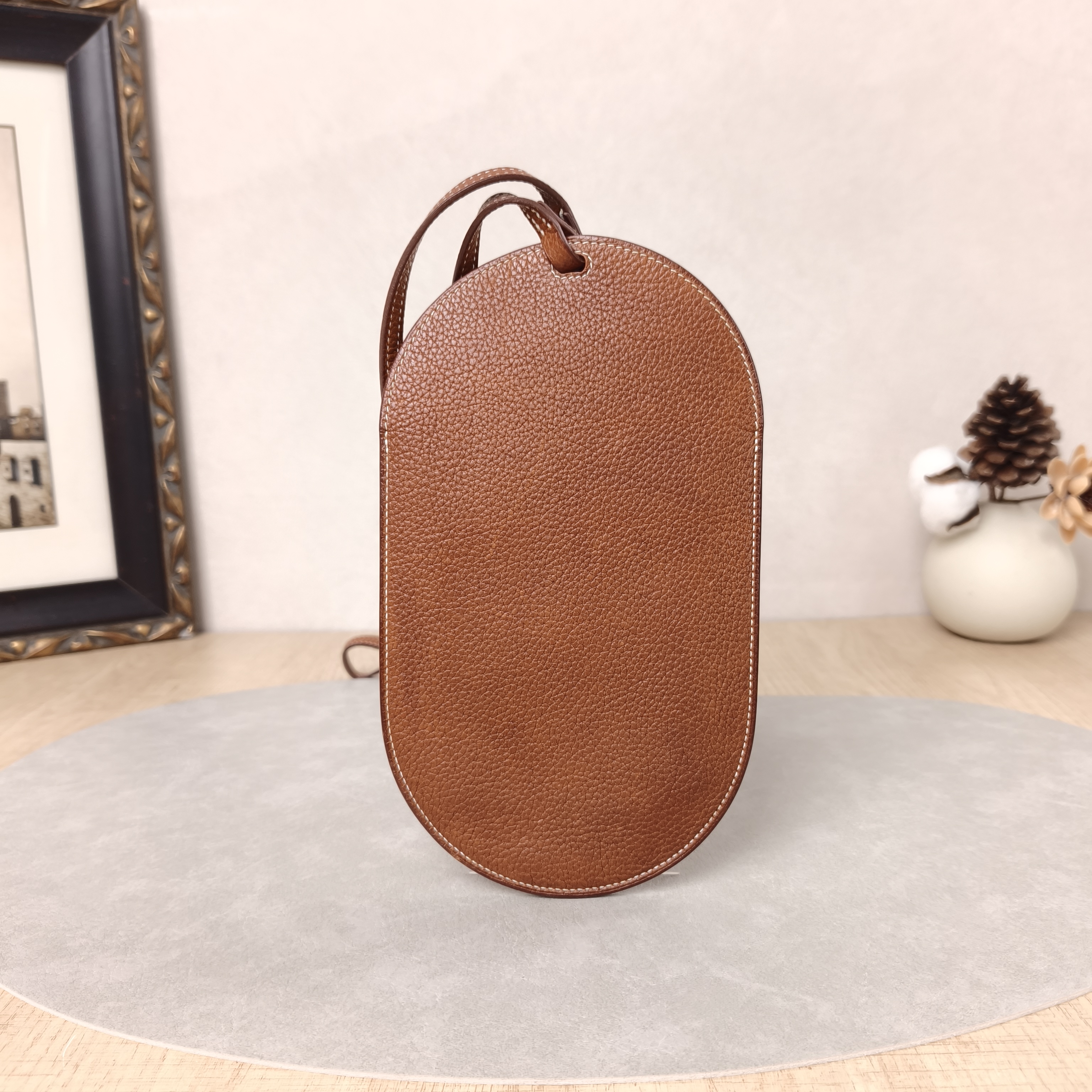 Hermès Crossbody Bag Crossbody Bag34 Saddle Leather One Size12*21 — cover view 3 of 5