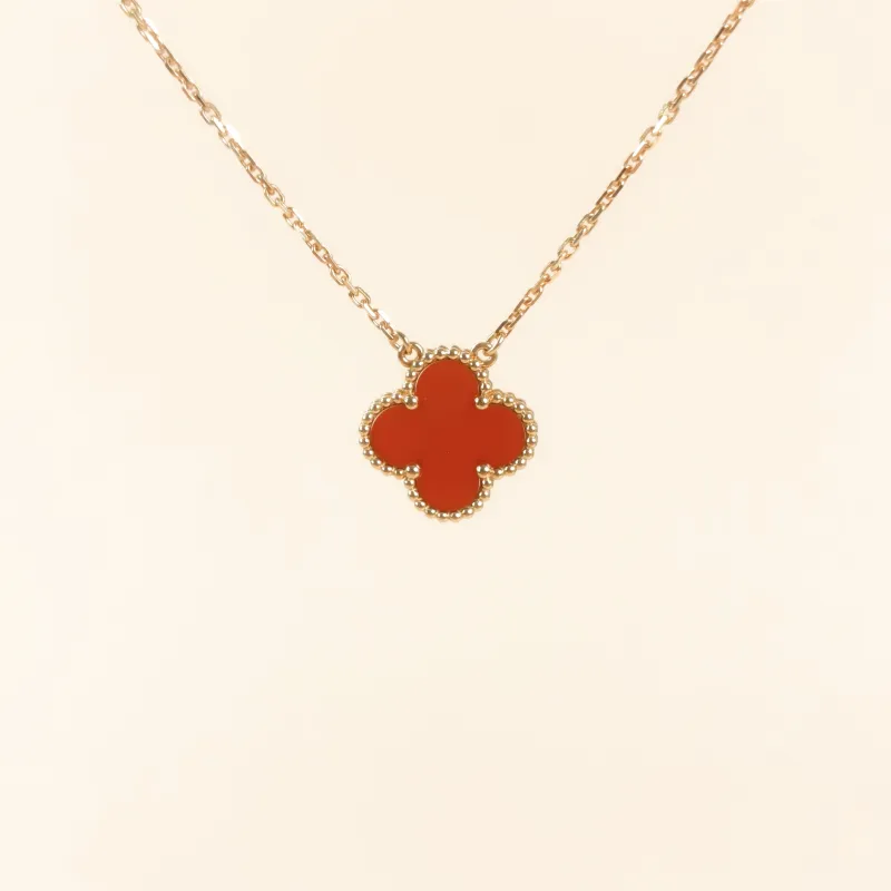 Van Cleef & Arpels Necklace Alhambra Alhambra Collection Necklace 18KY ellow Gold Vintage Small42cm