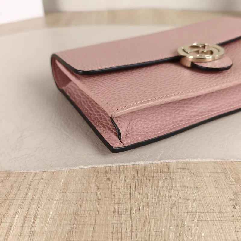 GUCCI Crossbody Bag g Collection woc Pink Calfskin Small 19 × 4 × 11.5 cm — detail view 7 of 10