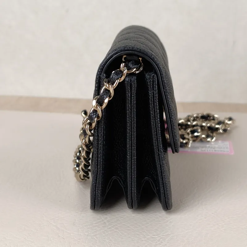 Chanel Crossbody Bag Crossbody Bag Black Grained Calfskin One Size 13 × 4 × 10 cm — detail view 3 of 13