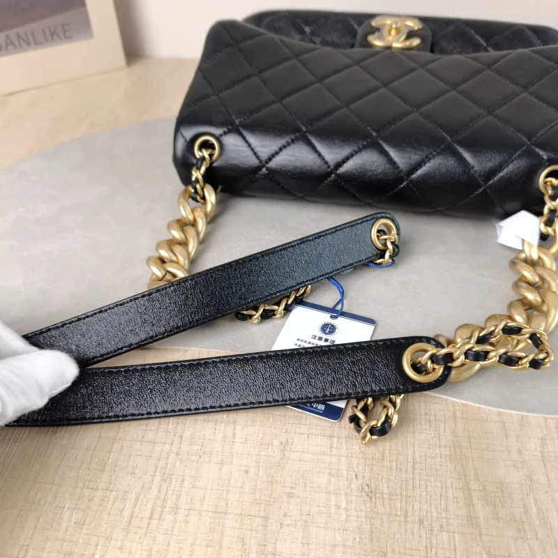 Chanel Shoulder Bag Editioncf Black Lambskin One Size 24 × 7 × 14.5 cm — detail view 1 of 13