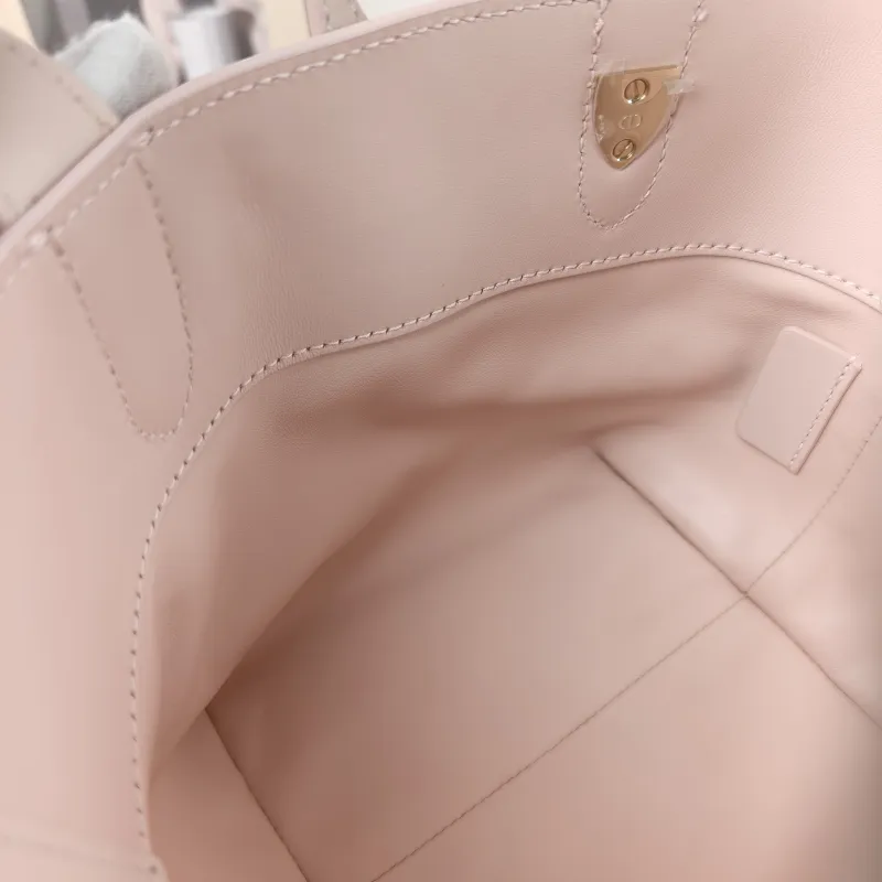 DIOR Top Handle Bag TOUJOURS Edition Pink Calfskin Mini 13 × 12 × 15 cm — detail view 1 of 13