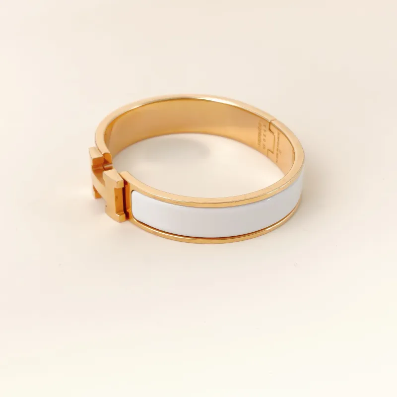 Hermès Bangle Clic HB angle White One Size 15.8cm — cover view 11 of 11