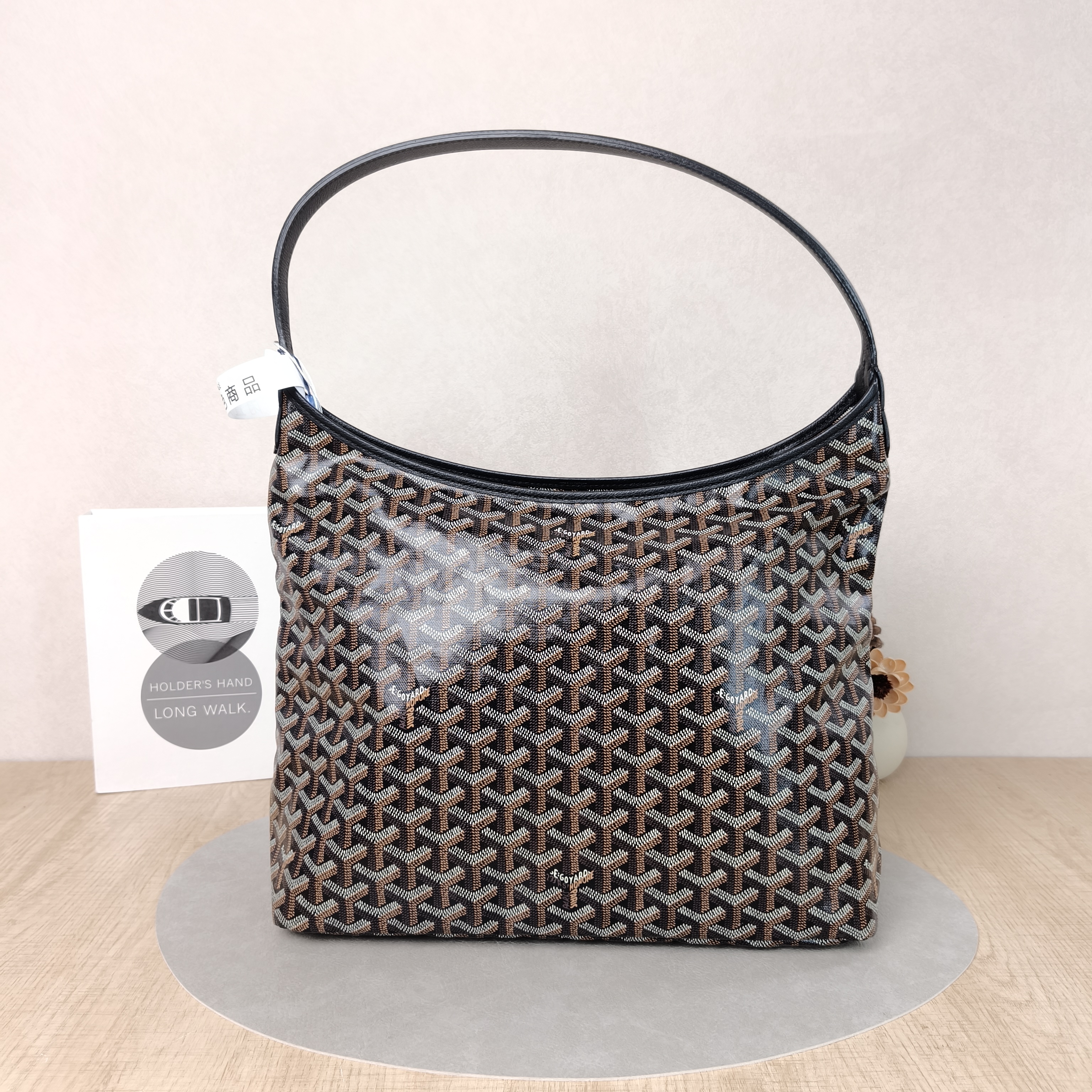 GOYARD Shoulder Bag Boheme HoboBlack ine Canvas34 × 14 × 27 cm — cover view 4 of 5