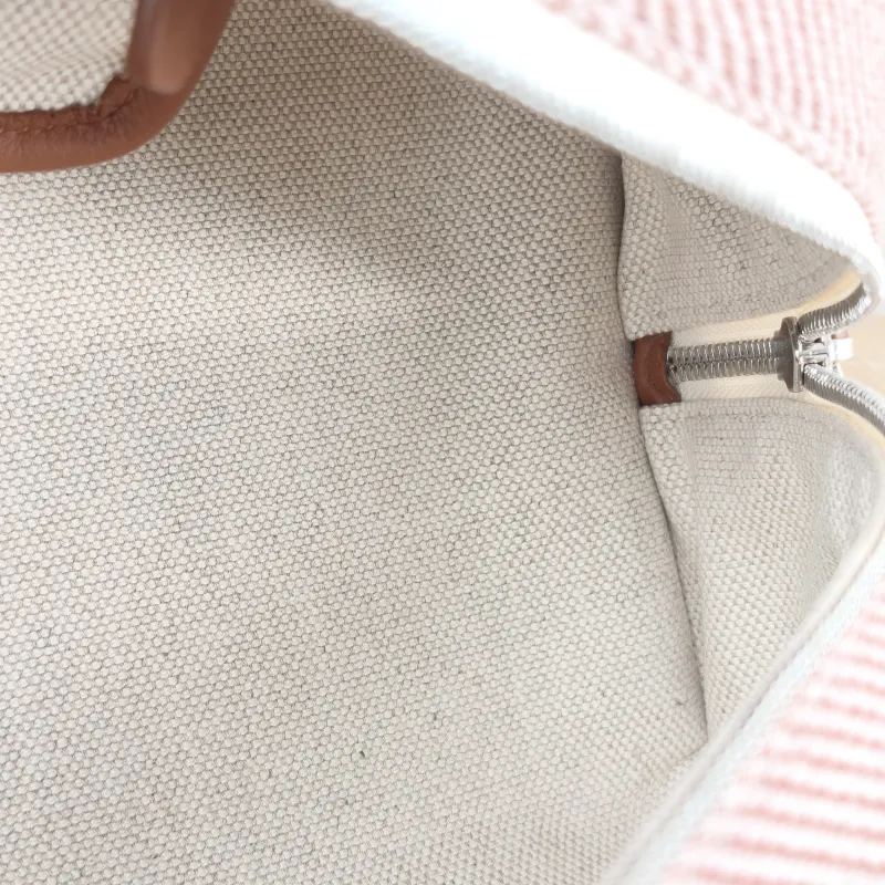 Loro Piana Shoulder Bag Shoulder Bag White Canvas One Size 45 × 17 × 24 cm — detail view 8 of 9