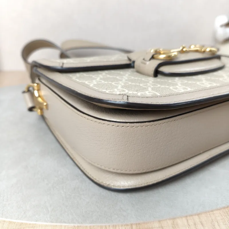 GUCCI Crossbody Bag Horsebit 1955 Horsebit Medium PVC Medium25 × 8 × 18 cm — detail view 11 of 16