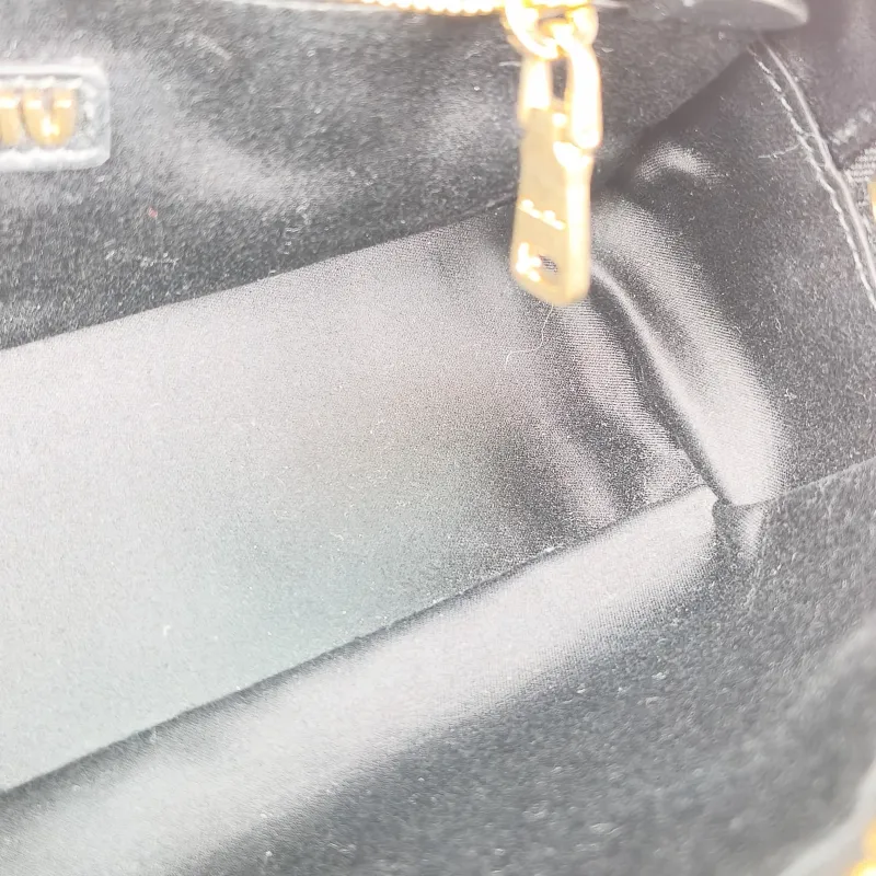Miumiu Top Handle Bag Arcadie MatelasséCollection Edition Black Velvet Medium 23 × 7.5 × 11 cm — detail view 1 of 10