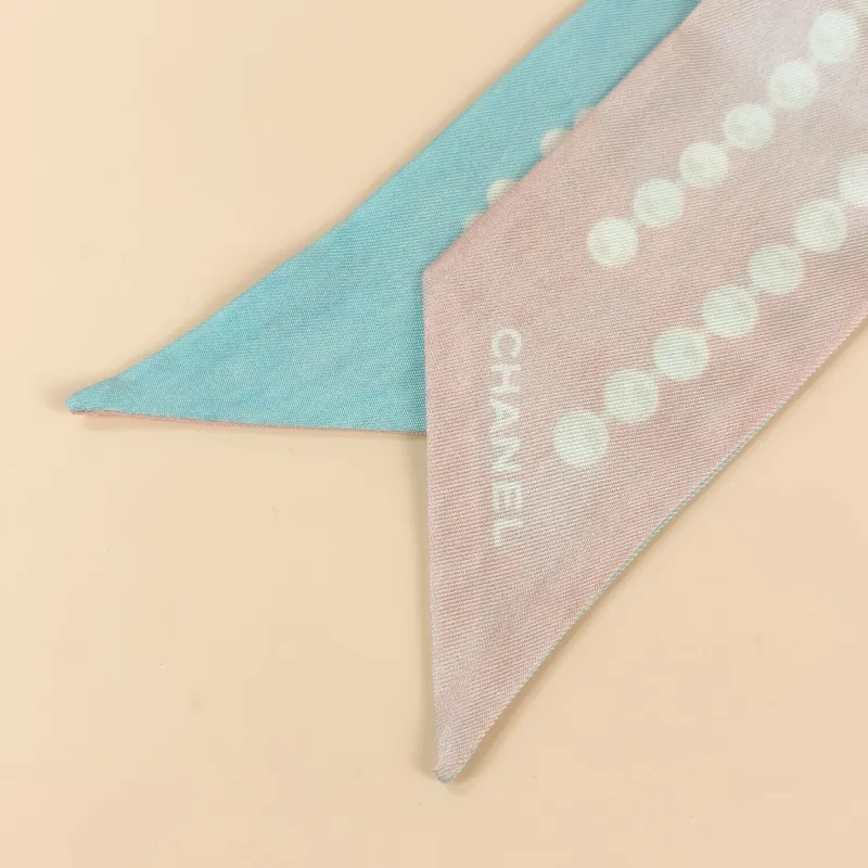 Chanel Pink Blue Silk One Size 6*200cm โ cover view 3 of 6