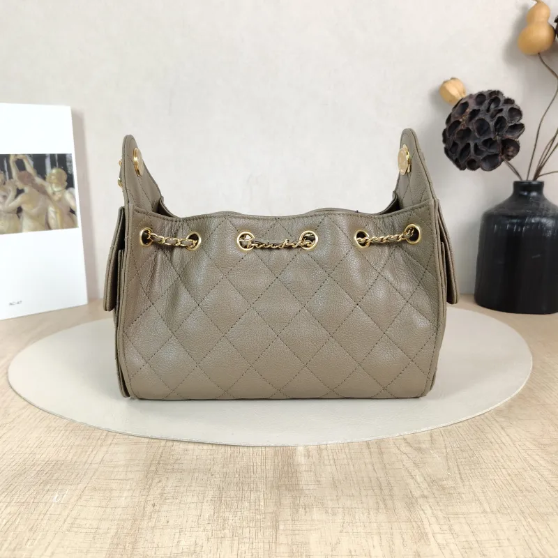 Chanel Crossbody Bag 25Bag Brown Calfskin Mini 22 × 12.5 × 20 cm — cover view 4 of 5