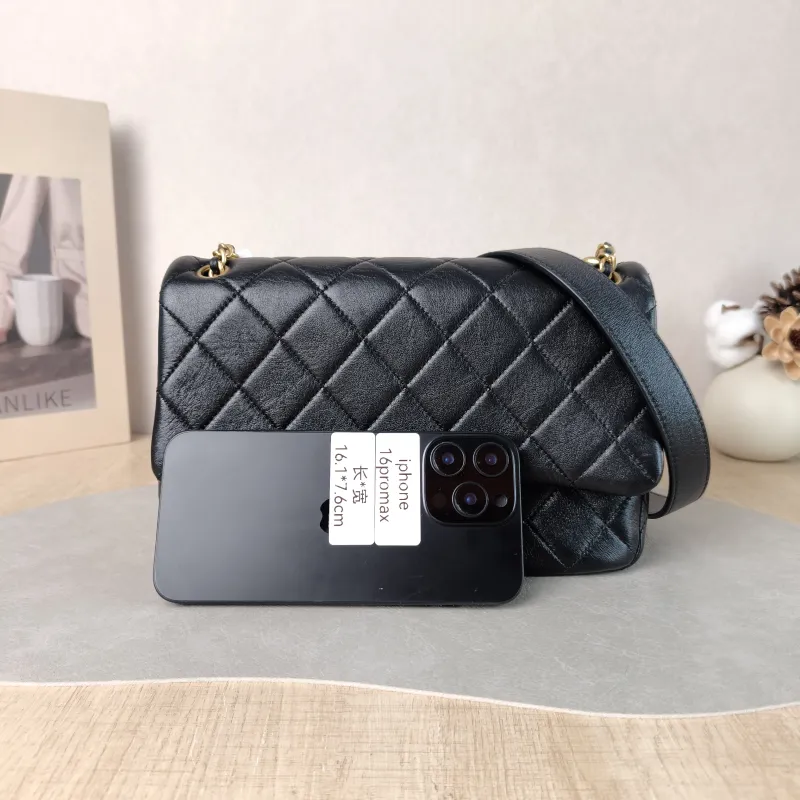 Chanel Shoulder Bag Editioncf Black Lambskin One Size 24 × 7 × 14.5 cm — cover view 5 of 5
