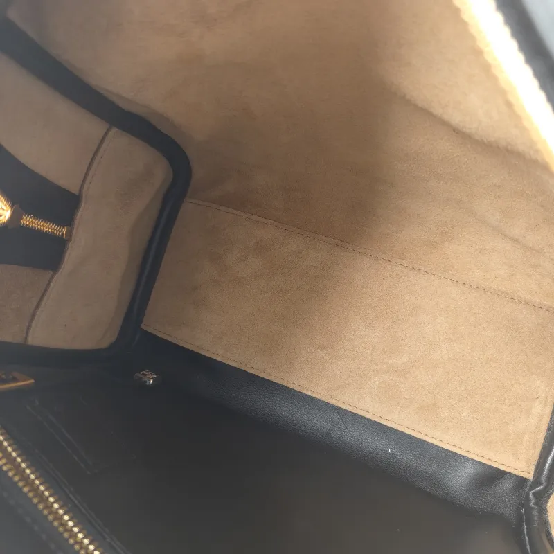 LOEWE Crossbody Bagamazona 19 Blue White Black Calfskin，Canvas Small19 × 11.5 × 18 cm — detail view 7 of 12