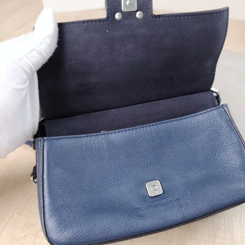 FENDI Crossbody Bag Crossbody Bag Blue Calfskinmini18 × 6 × 11 cm — detail view 13 of 14