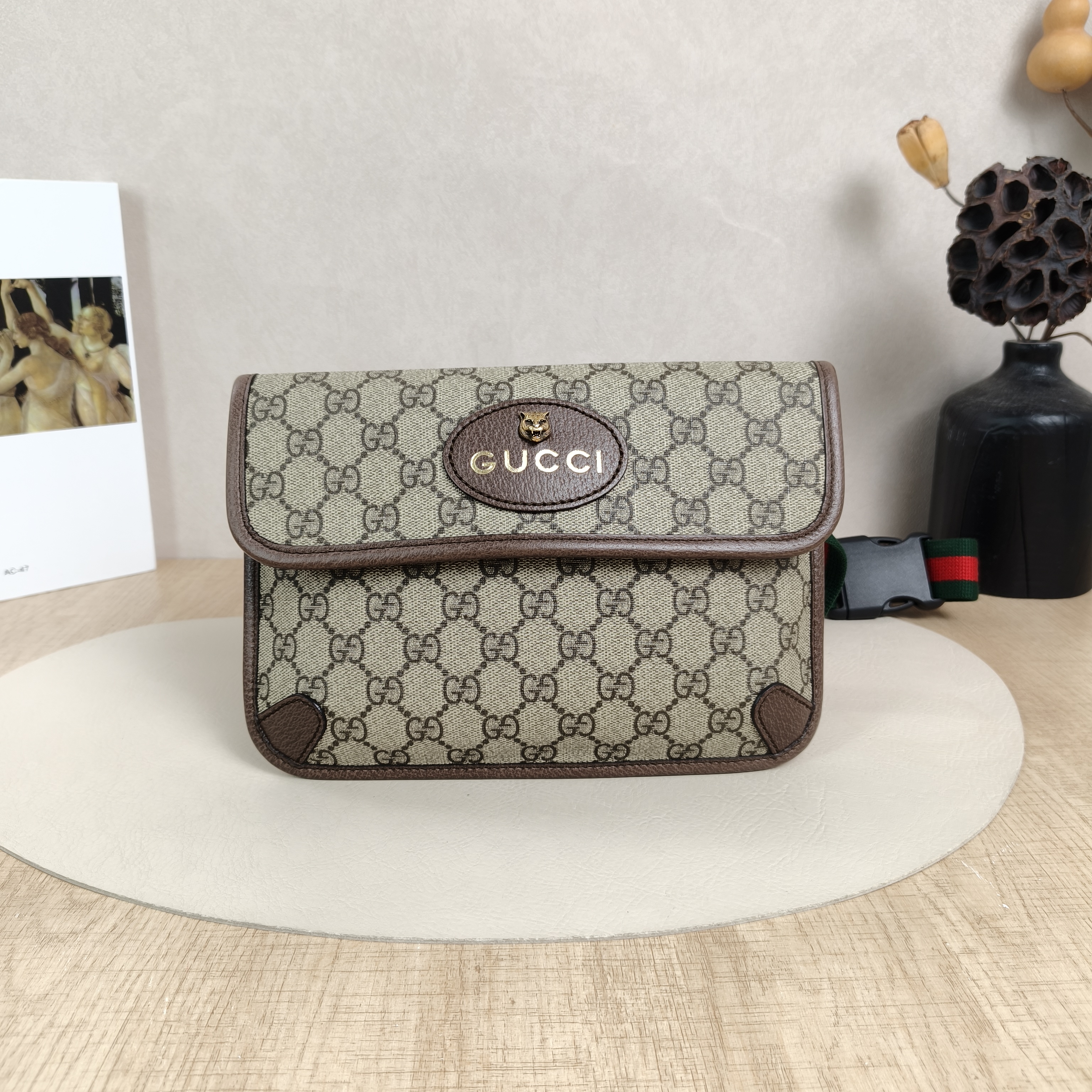 GUCCI Crossbody Bag Neo Vintage Belt Bag Monogram PVC Medium24 × 4 × 17 cm