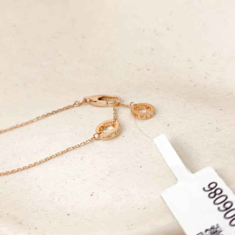 Bvlgari Necklace Fiorever Rose Gold Diamond18KR ose Gold One Size 44cm — cover view 4 of 12