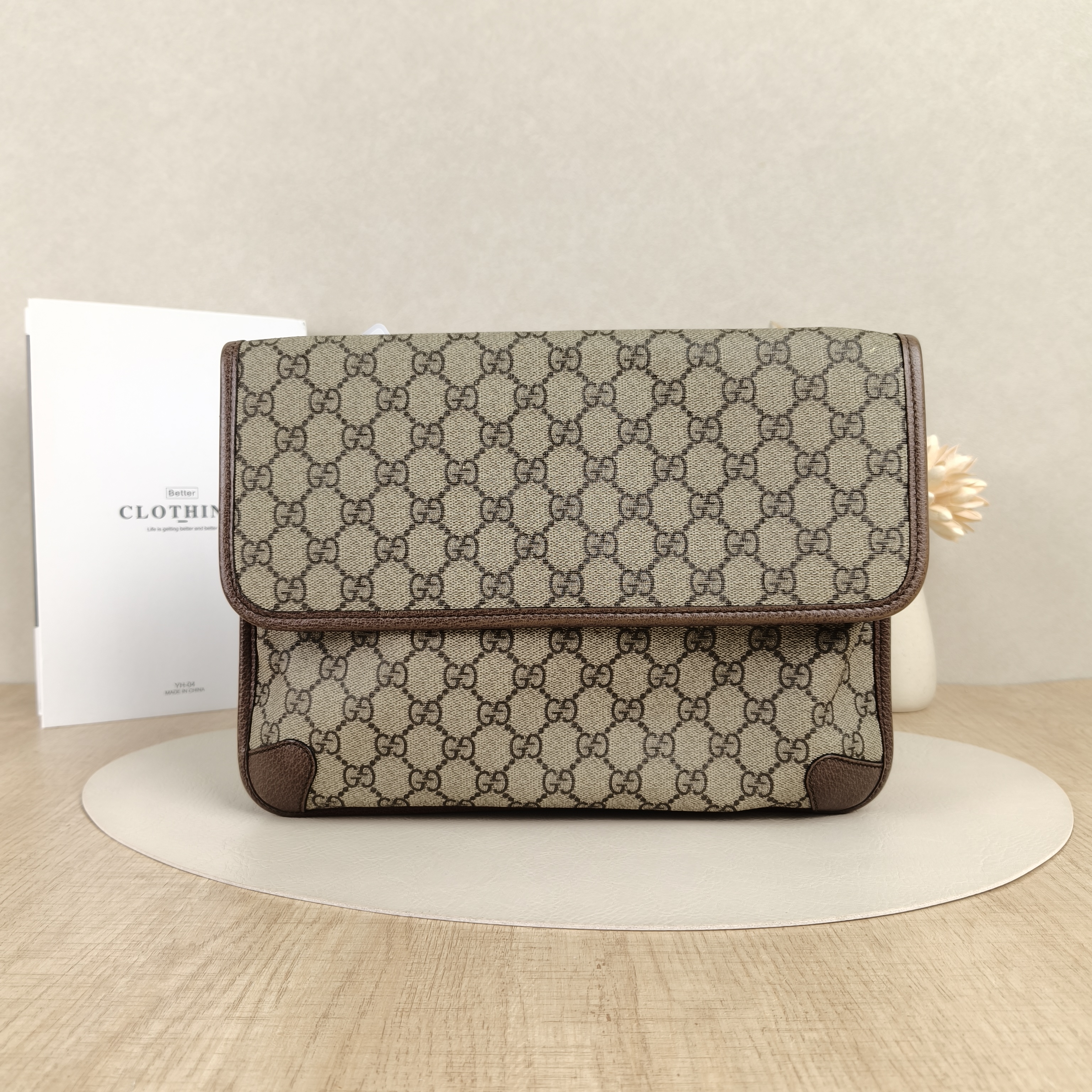 GUCCI Crossbody Bag Neo Vintage Monogram PVC Medium30 × 4 × 22 cm — cover view 5 of 8