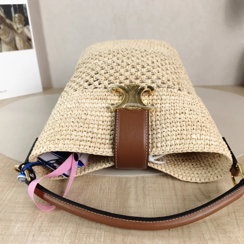 CELINE Crossbody Bag Louise Bucket Bag Small 16 × 12 × 19 cm — detail view 1 of 11