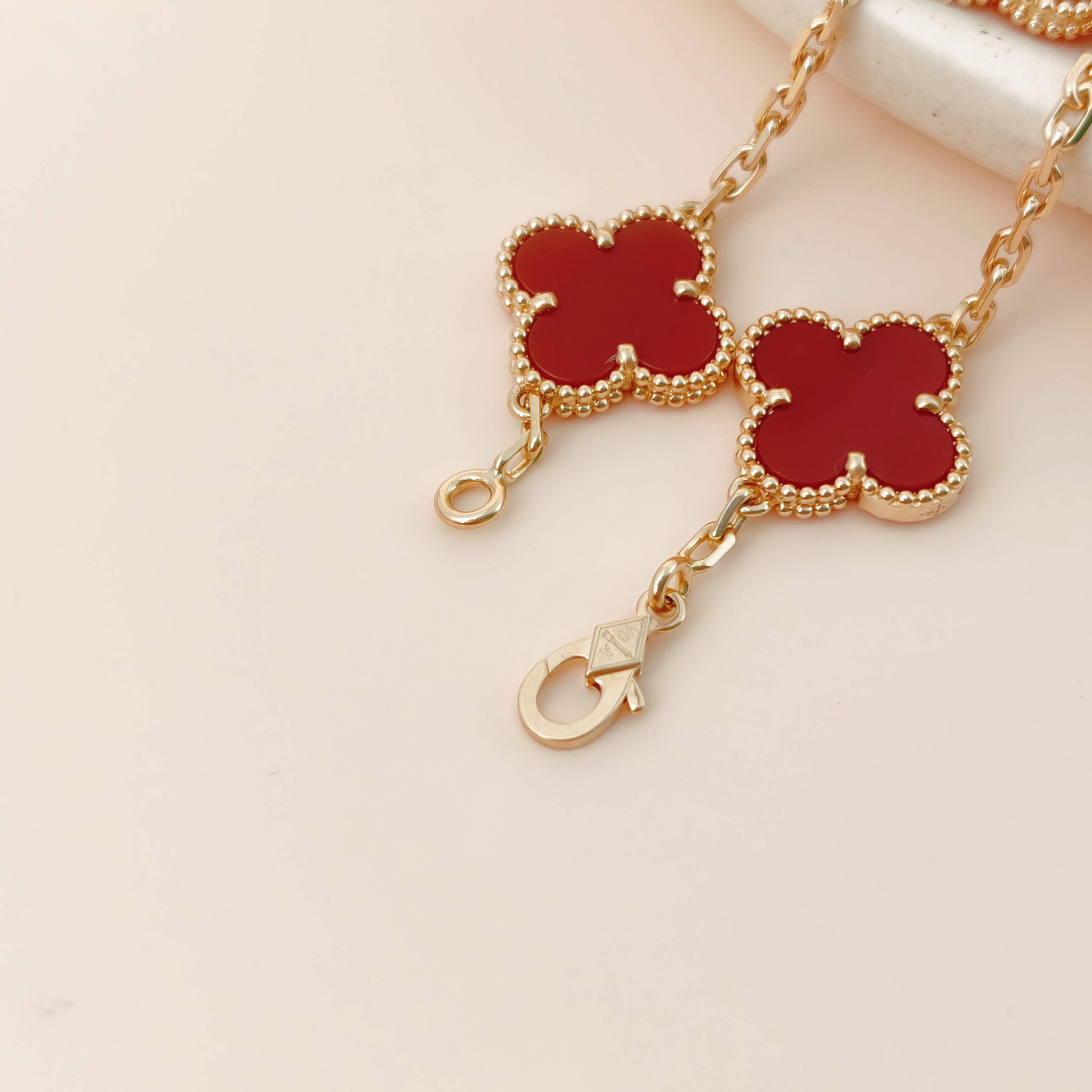 Van Cleef & Arpels Bracelet Alhambra Alhambra Collection Five-Motif Bracelet 18KY ellow Gold Vintage Small19cm โ cover view 3 of 12