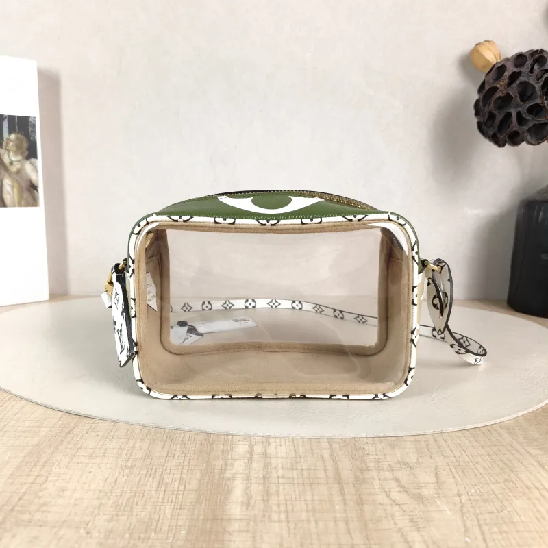 Louis Vuitton Shoulder Bag Camera Bag Colorblock PVC One Size 16.5 × 8 × 11 cm
