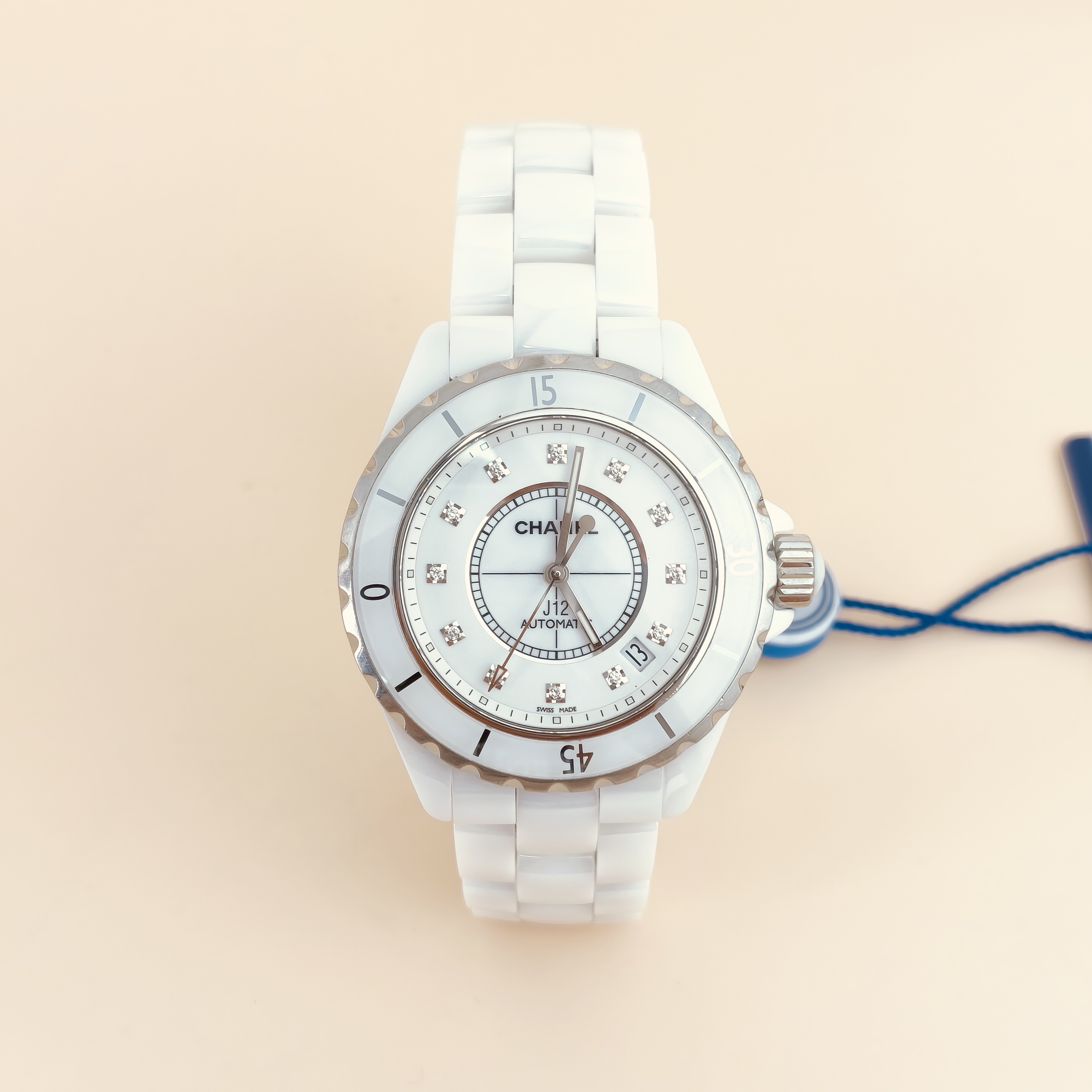 Chanel Watch J12Collection White One Size38