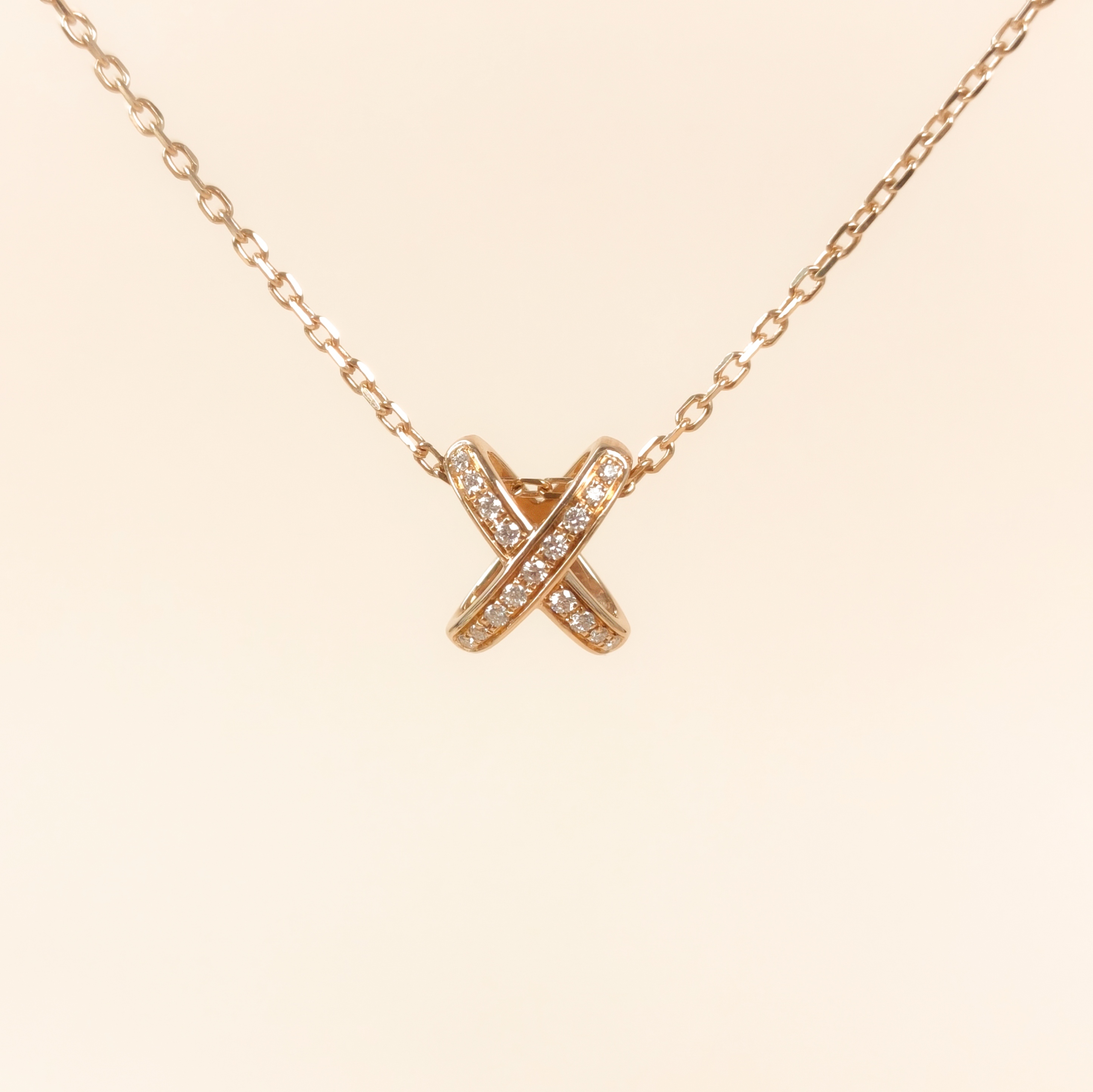 CHAUMET Necklace Jeux de Liens · Collection · Necklace Rose Gold Diamond18KR ose Gold One Size42cm