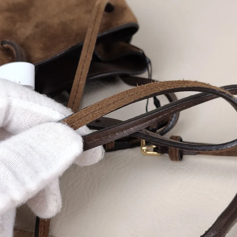 Miumiu Crossbody Bag logo Suede One Size 15 × 7 × 17 cm — detail view 1 of 11