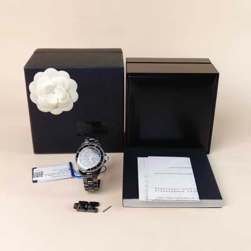 Chanel Watch J12Collection Watch Black One Size 38 — cover view 4 of 9