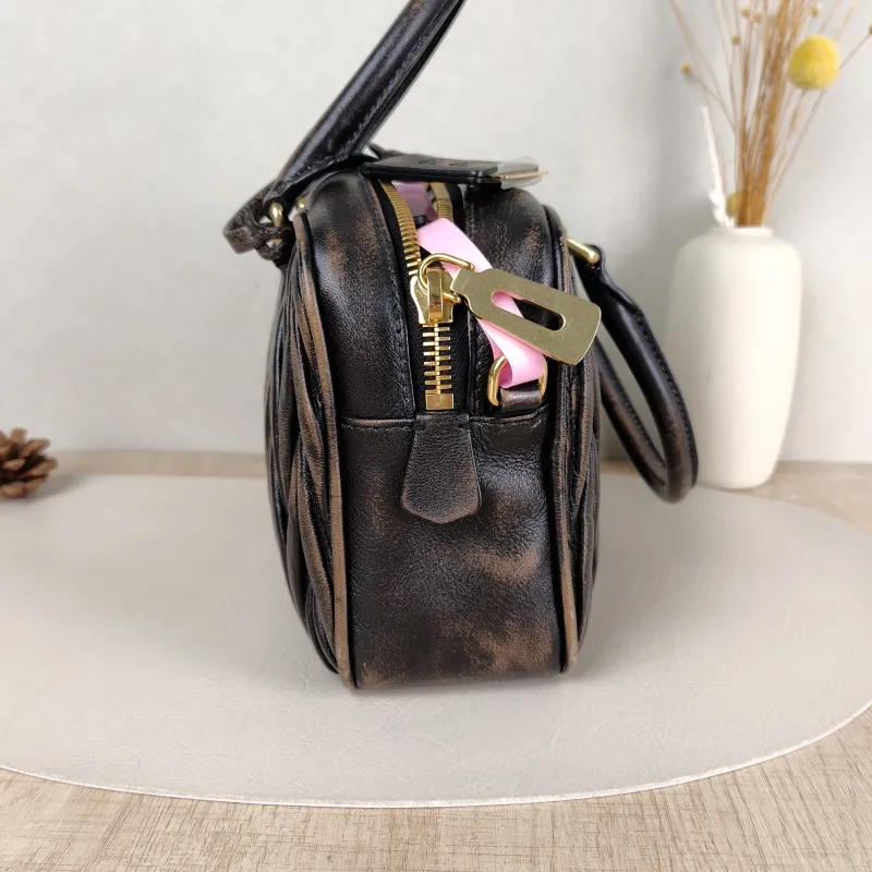 Miumiu Top Handle Bag Arcadie MatelasséCollection Edition Lambskin 25 × 8 × 15.5 cm — detail view 15 of 16
