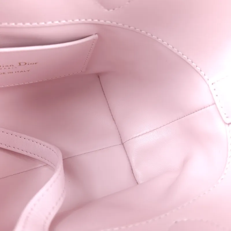 DIOR Top Handle Bag TOUJOURS Edition Pink Calfskin Mini 13 × 12 × 15 cm — detail view 5 of 12